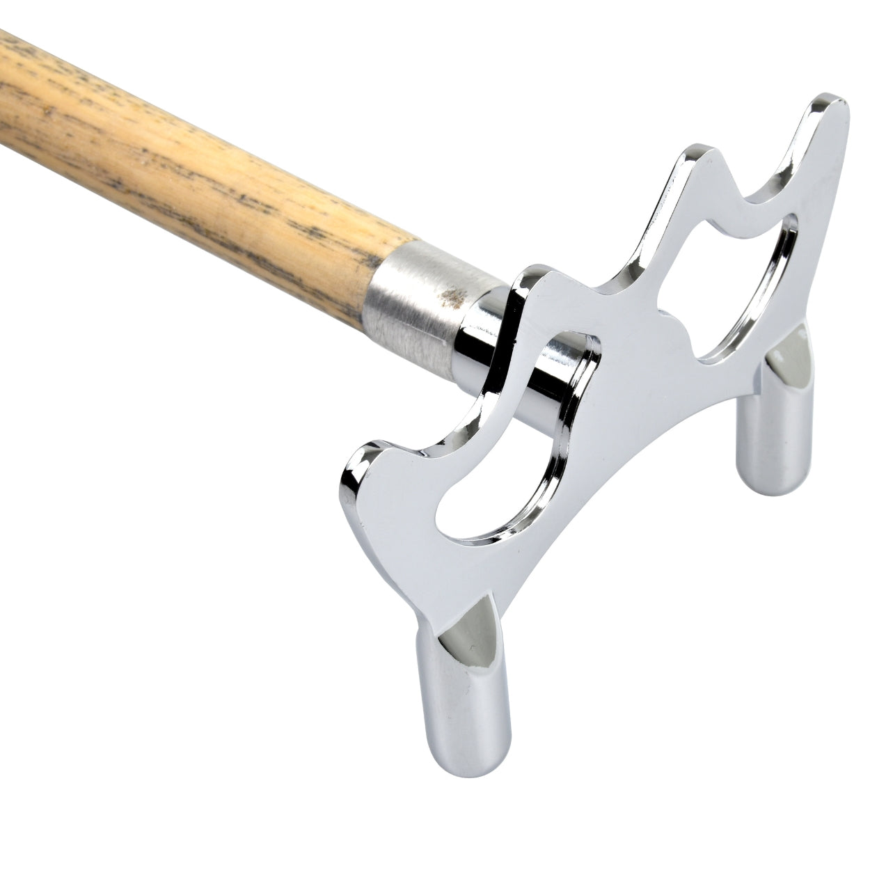 Brückenqueue einteilig Pool und Snooker 145cm mit Queuebrücke Chrom flach GTBillard