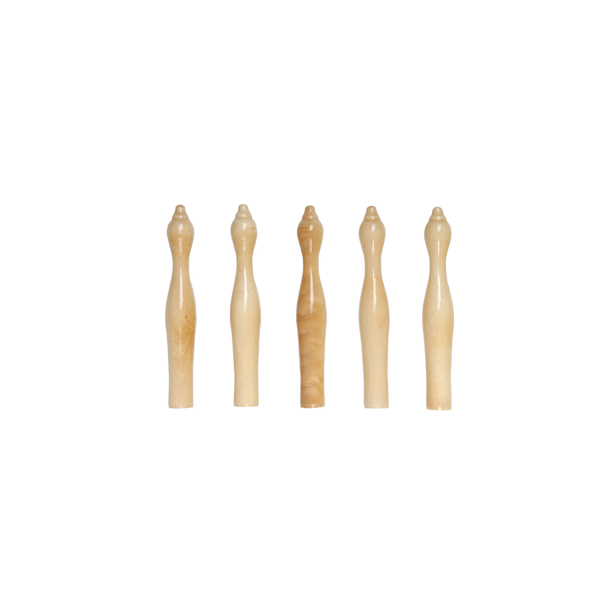 Holzkegelsatz für Kegelbillard Set 5 St.